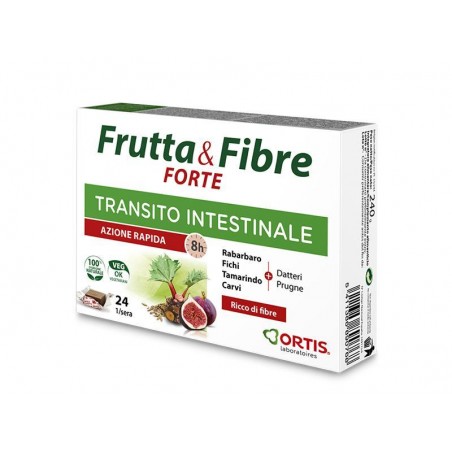 ORTIS Frutta & Fibre FORTE Transito Intestinale 24 cubetti